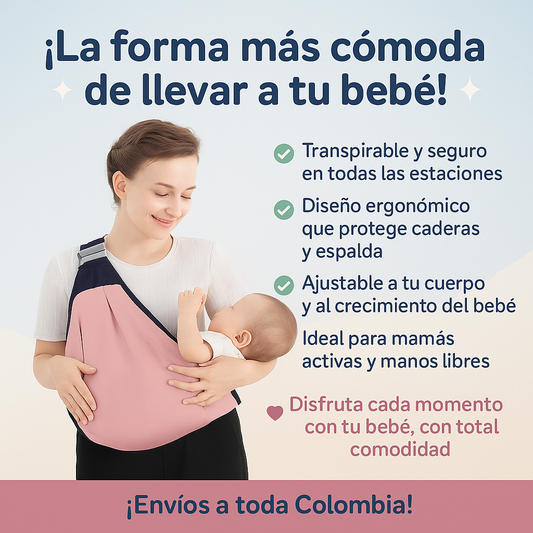 Beneficios físicos de usar un canguro portabebés
